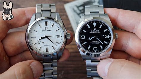 rolex explorer vs seiko 214270